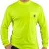 Carhartt Big & Tall Force Color Enhanced Long Sleeve T-Shirt