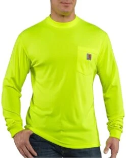 Carhartt Big & Tall Force Color Enhanced Long Sleeve T-Shirt