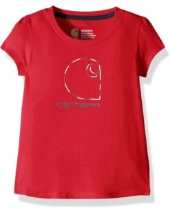 Carhartt Girls' Short Sleeve Cotton Graphic Tee T-Shirt