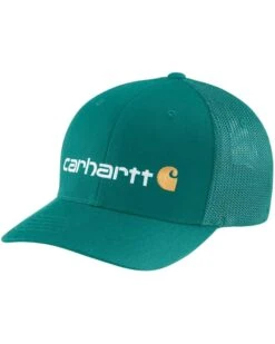 Carhartt Rugged Flex® Fitted Canvas Mesh Back Graphic Cap