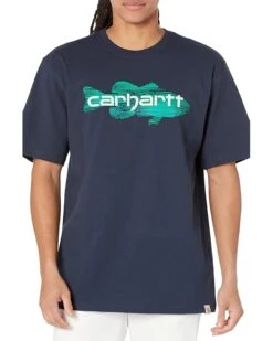 Carhartt Loose Fit Heavyweight Short Sleeve Fish Graphic T-Shirt