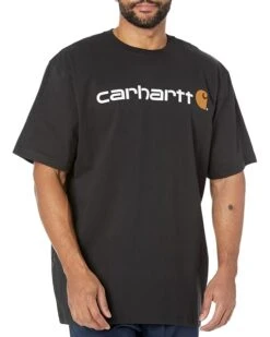 Carhartt Big & Tall Signature Logo S/S T-Shirt