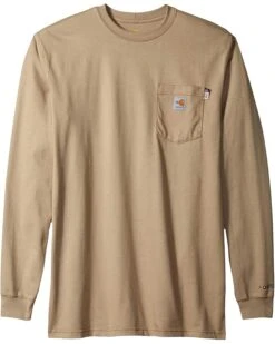 Carhartt Big & Tall Flame-Resistant Force Cotton Long Sleeve T-Shirt