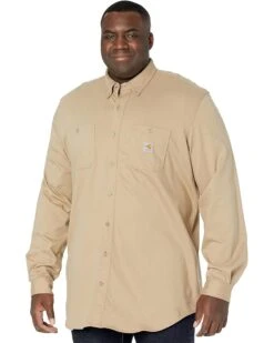 Carhartt Big & Tall Flame-Resistant Force Cotton Hybrid Shirt