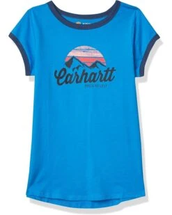 Carhartt Girls' Short Sleeve Ringer Tee T-Shirt
