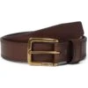 Carhartt Leather Engraved Buckle Belt