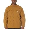 Carhartt Rugged Flex® Relaxed Fit Canvas Fleece-Lined Shirt Jac