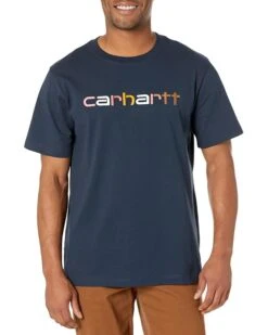 Carhartt Relaxed Fit Heavyweight Short Sleeve Logo Graphic T-Shirt