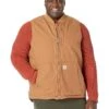 Carhartt Big & Tall Loose Fit Washed Duck Insulated Rib Collar Vest -Carhartt 8101Q yYA5L. AC SR736920