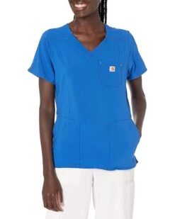 Carhartt Women's Force Modern Fit Chest Pocket Scrub Top
