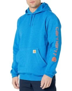 Carhartt Midweight Signature Sleeve Logo Hooded Sweatshirt