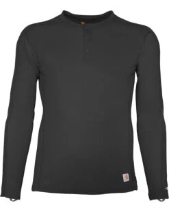 Carhartt Men's Force Midweight Classic Henley Thermal Base Layer Long Sleeve Shirt