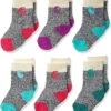 Carhartt Girl's Camp Crew Sock 6 Pair Pack -Carhartt 91PSTdWTptL. AC SR736920