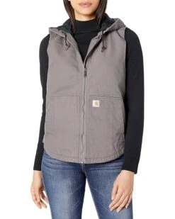 Carhartt Women's Washed Duck Hooded Vest