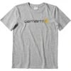 Carhartt Boys' Knit Short Sleeve Crewneck Logo T-Shirt -Carhartt A1Rn76aqUKL. AC SR736920