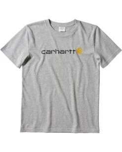 Carhartt Boys' Knit Short Sleeve Crewneck Logo T-Shirt